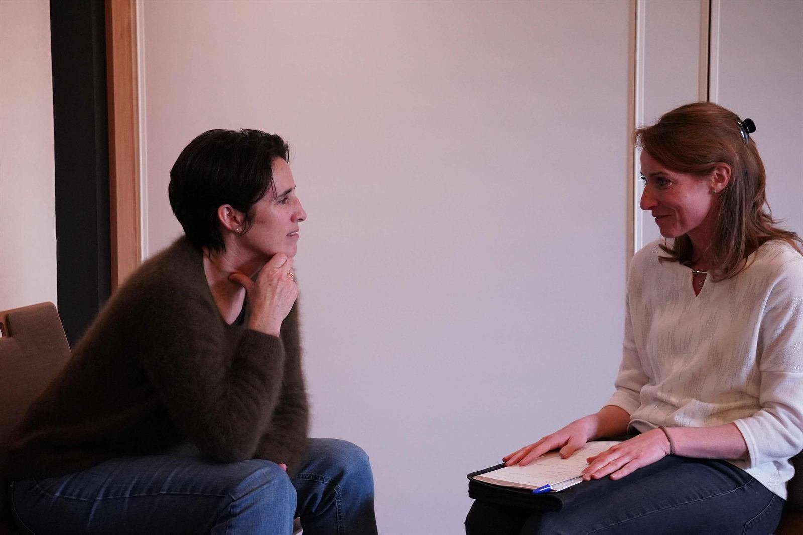Sylvie en séance de coaching individuel